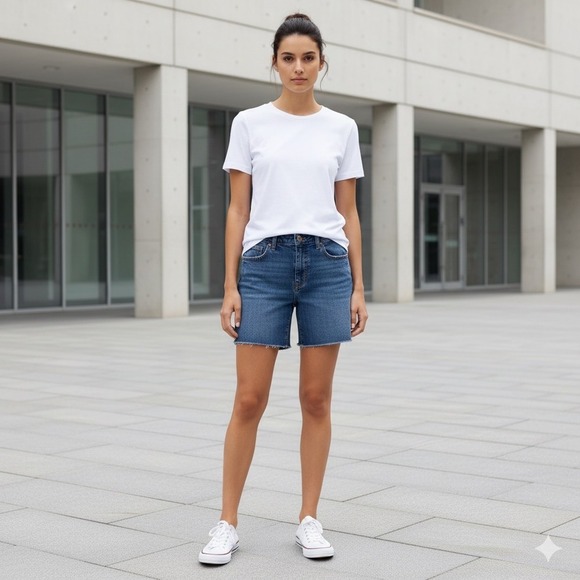 Levi Strauss & Co. Pants - Levi Strauss & Co Blue Jean Shorts Womens 29 Denim Classic Outdoor Casual